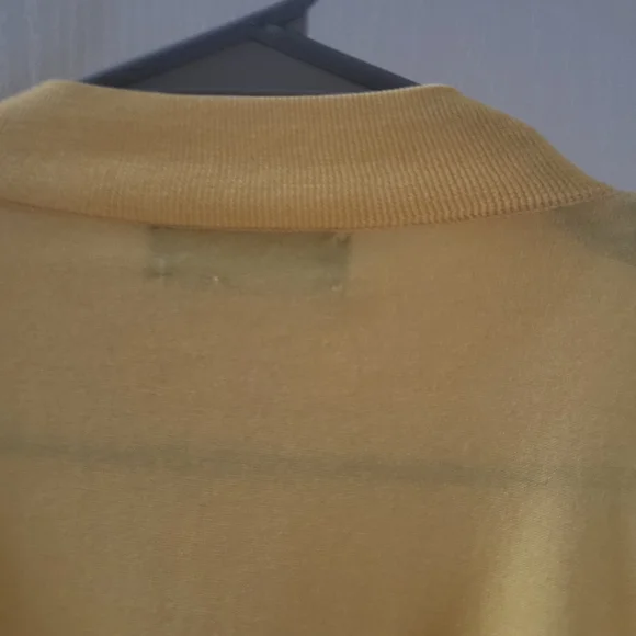 St. Croix Men's Crewneck Sweater in Soft Yellow - Picture 4 of 7